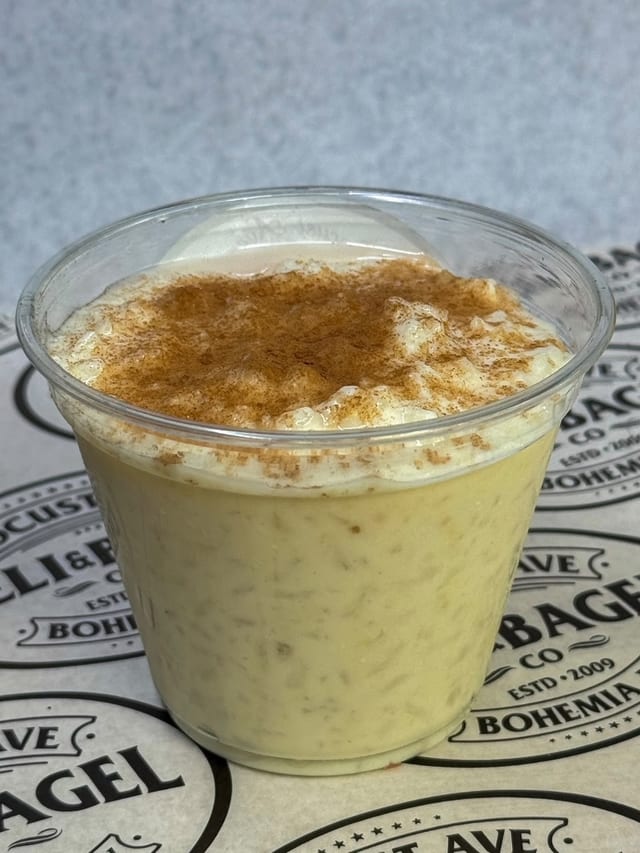 Rice pudding.