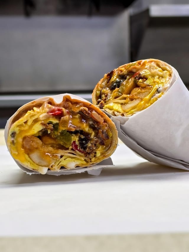 Eggs Burrito.