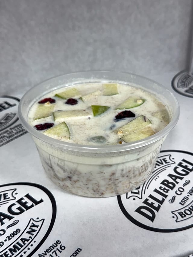 Cranberry apple oatmeal.