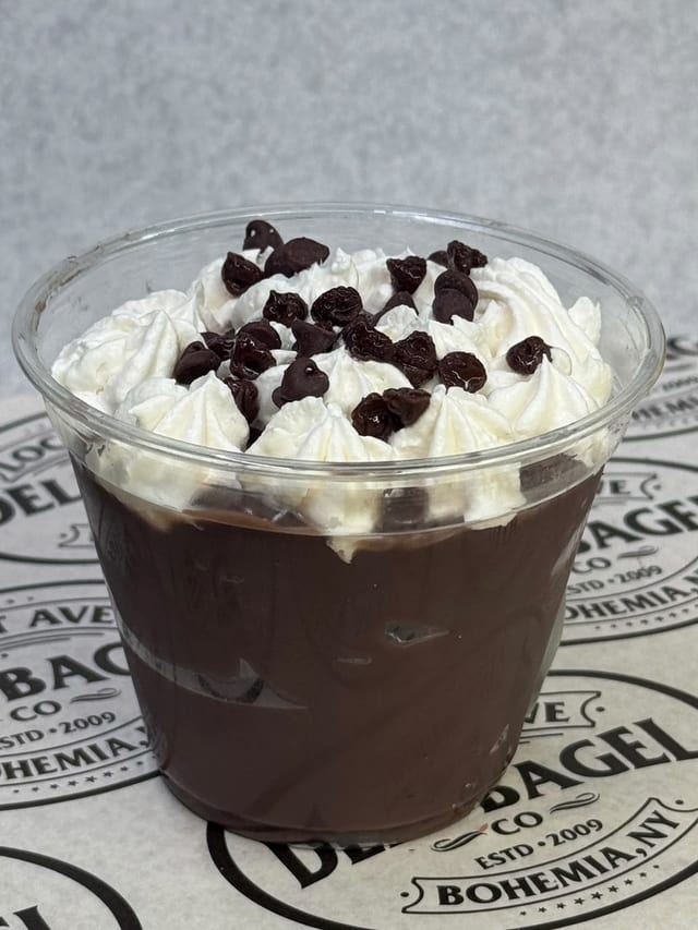 Chocolate chip pudding.