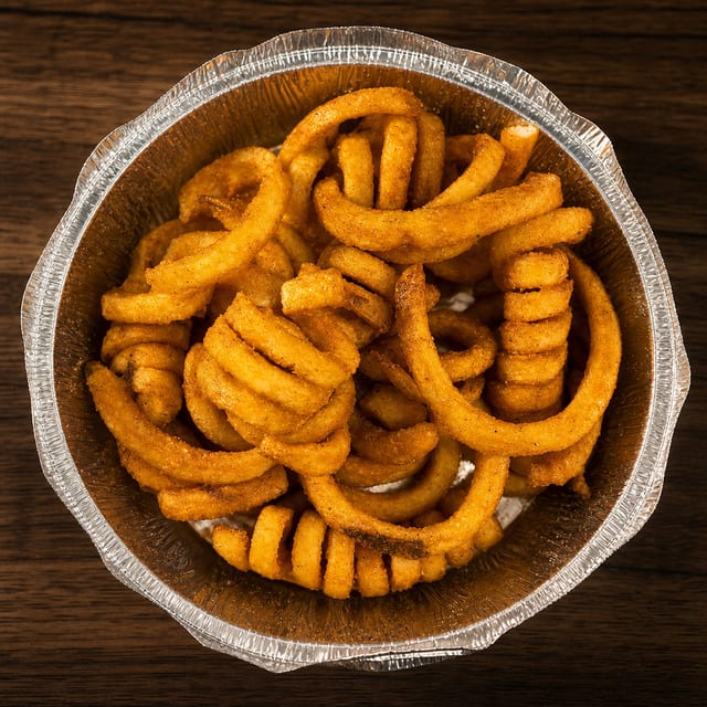 Waffle fries.