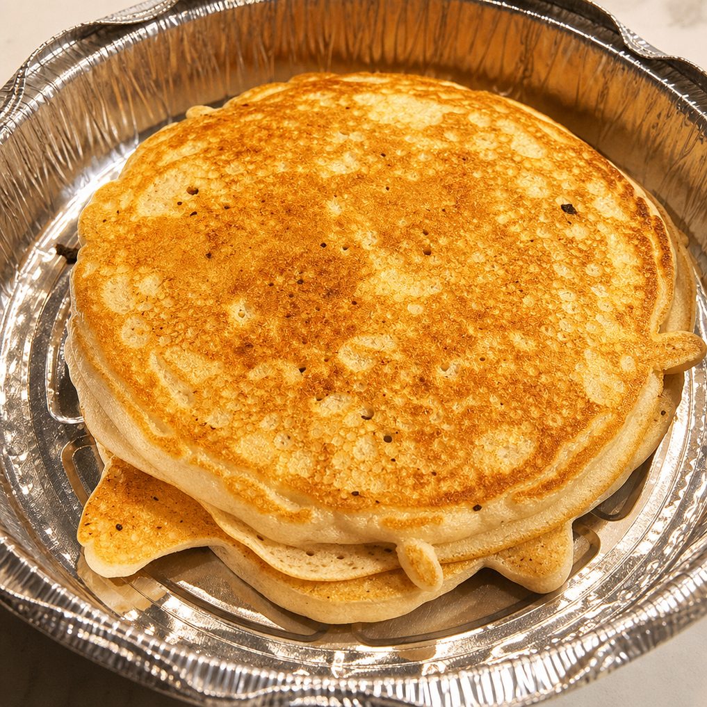 3 Large Buttermilk Pancakes.